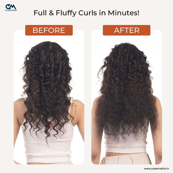 Single Piece 4 Clip Volumizer (Curly)