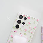 Blossom Case with Heart Pop Grip Case