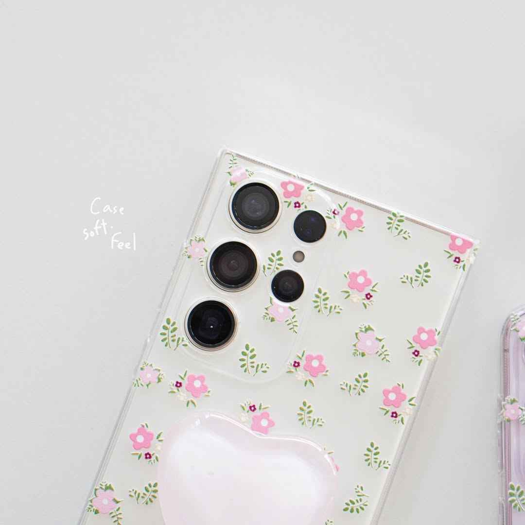 Blossom Case with Heart PopGrip
