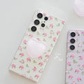 Blossom Case with Heart Pop Grip Case