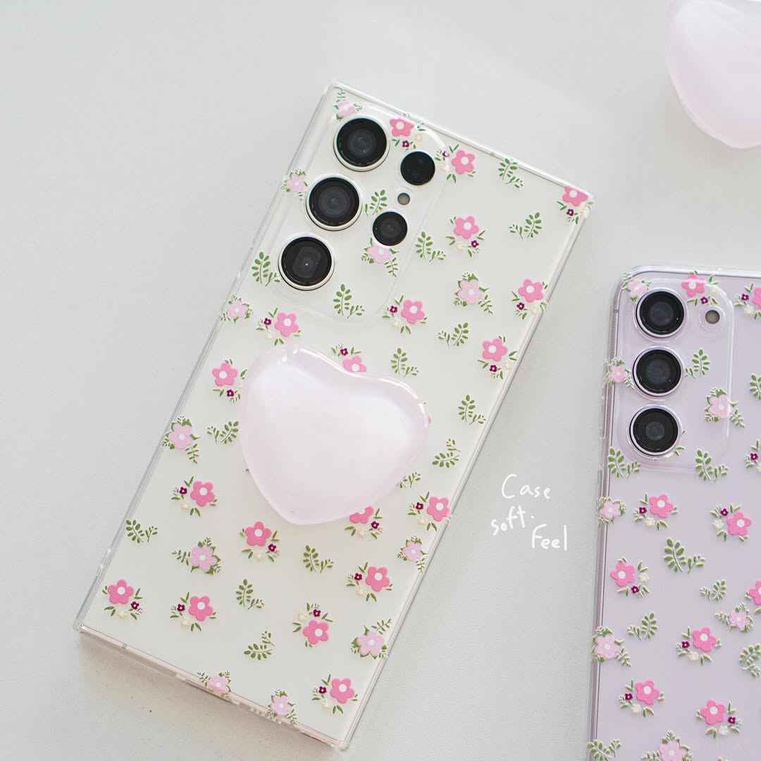 Blossom Case with Heart PopGrip