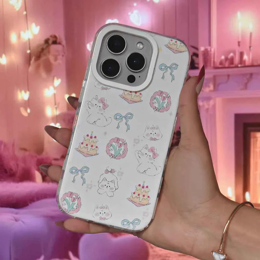 Kawaii Kitty Clear Case - iPhone