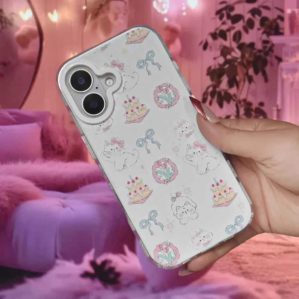 Kawaii Kitty Clear Case - iPhone