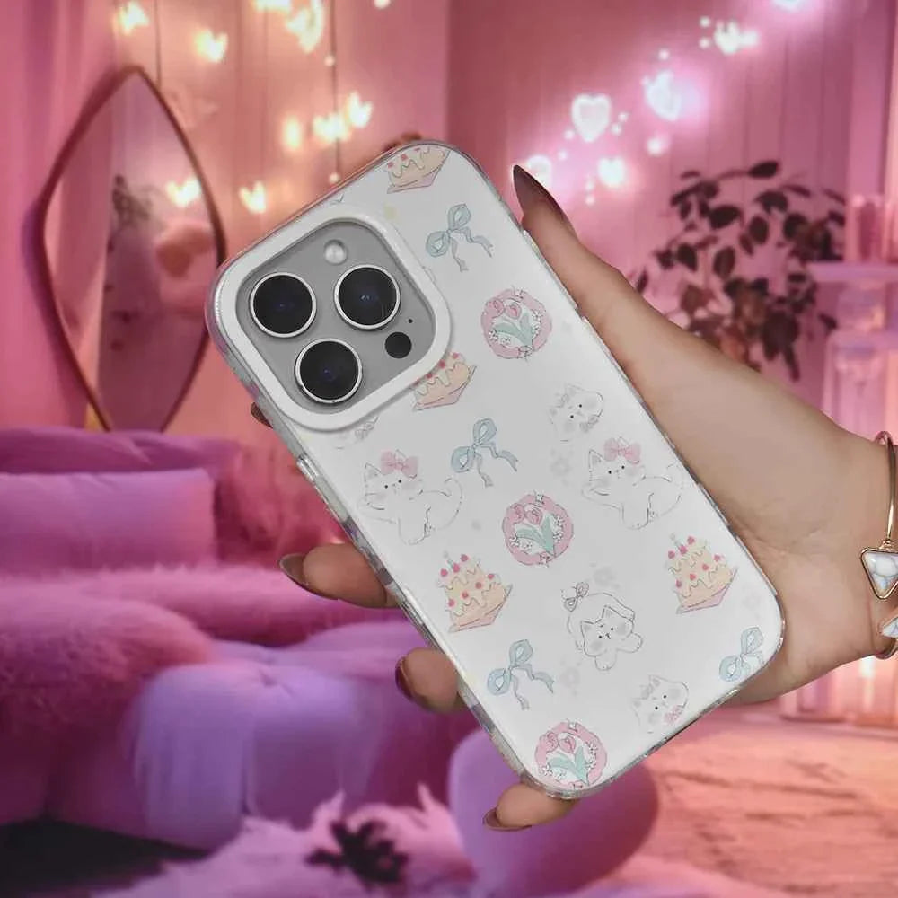 Kawaii Kitty Clear Case - iPhone
