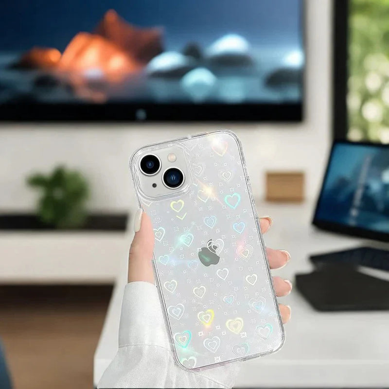 Laser Love Heart Case
