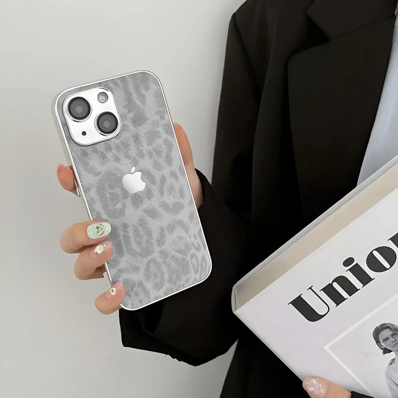 Luxe Leopard Glitter Case