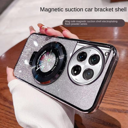 OnePlus - Electroplating Glitter Magnetic Bracket Shell Case