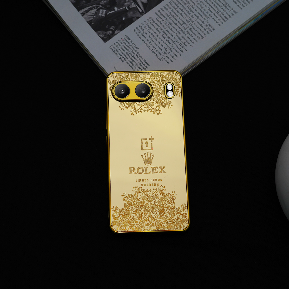 OnePlus Series - Luxe Camera Protective Gold Plated Case