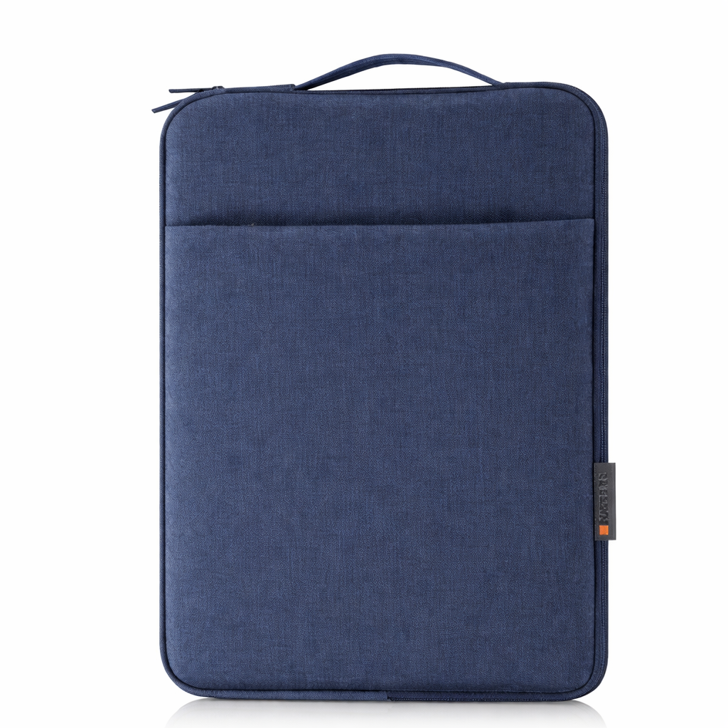 SoftGuard Sleeve Zipper Briefcase Bag - Blue
