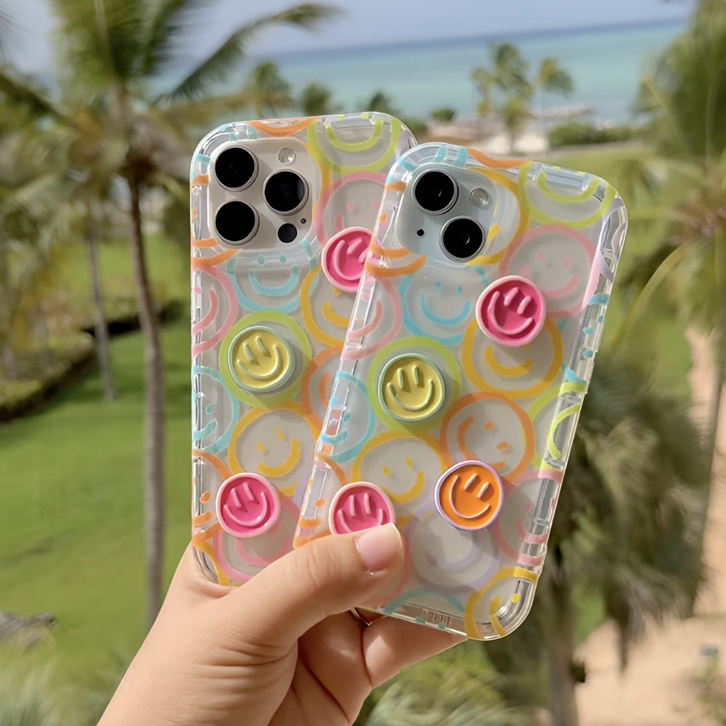 Colorful Smile Face Case