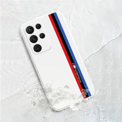 Galaxy S Series -Fashionable Silicone Straight Side Track Case