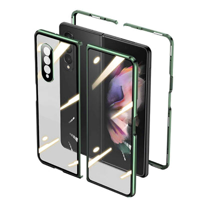 Galaxy Z Fold4 - Double Sided Magnetic Metal Frame Case