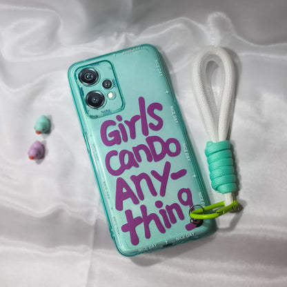 OnePlus - Cute Graffiti Letter Case with Lanyard