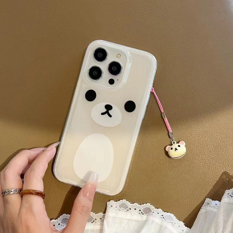Cuddle Cute Bear Case with lanyard