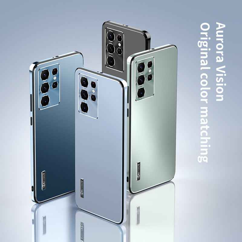 Galaxy - Luxury Metal Straight Edge Case