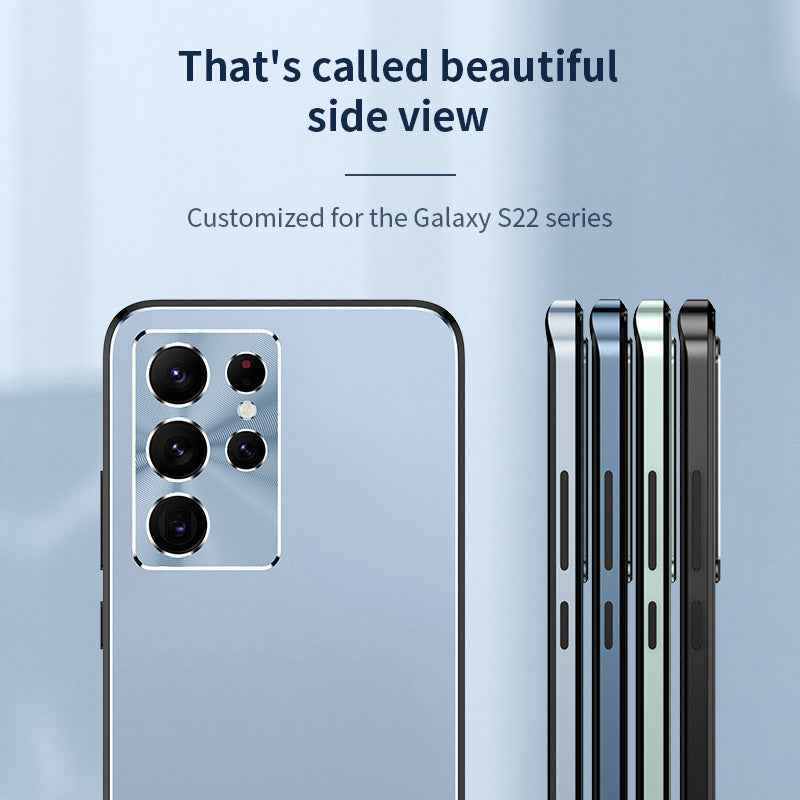 Galaxy - Luxury Metal Straight Edge Case