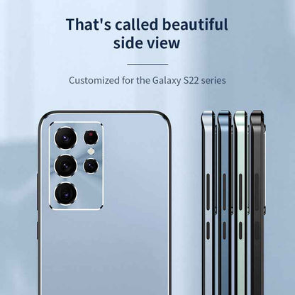 Galaxy - Luxury Metal Straight Edge Case
