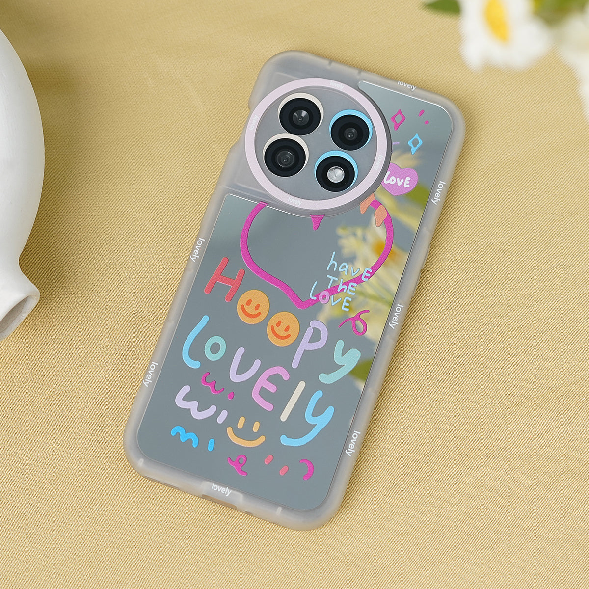 OnePlus - Lovely Heart Mirror Case.