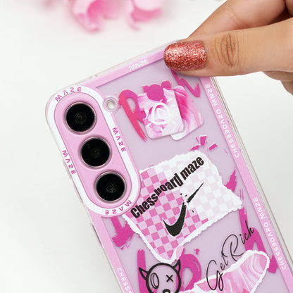 Pink Maze Street Art Case - Galaxy