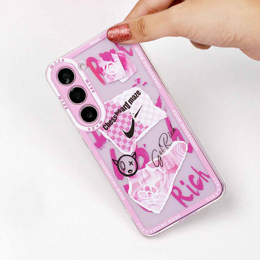 Pink Maze Street Art Case - Galaxy