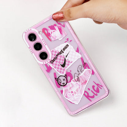 Pink Maze Street Art Case - Galaxy