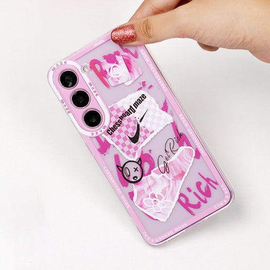 Pink Maze Street Art Case - Galaxy