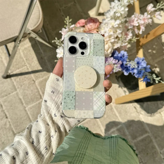 Patchwork PopGrip Case - iPhone