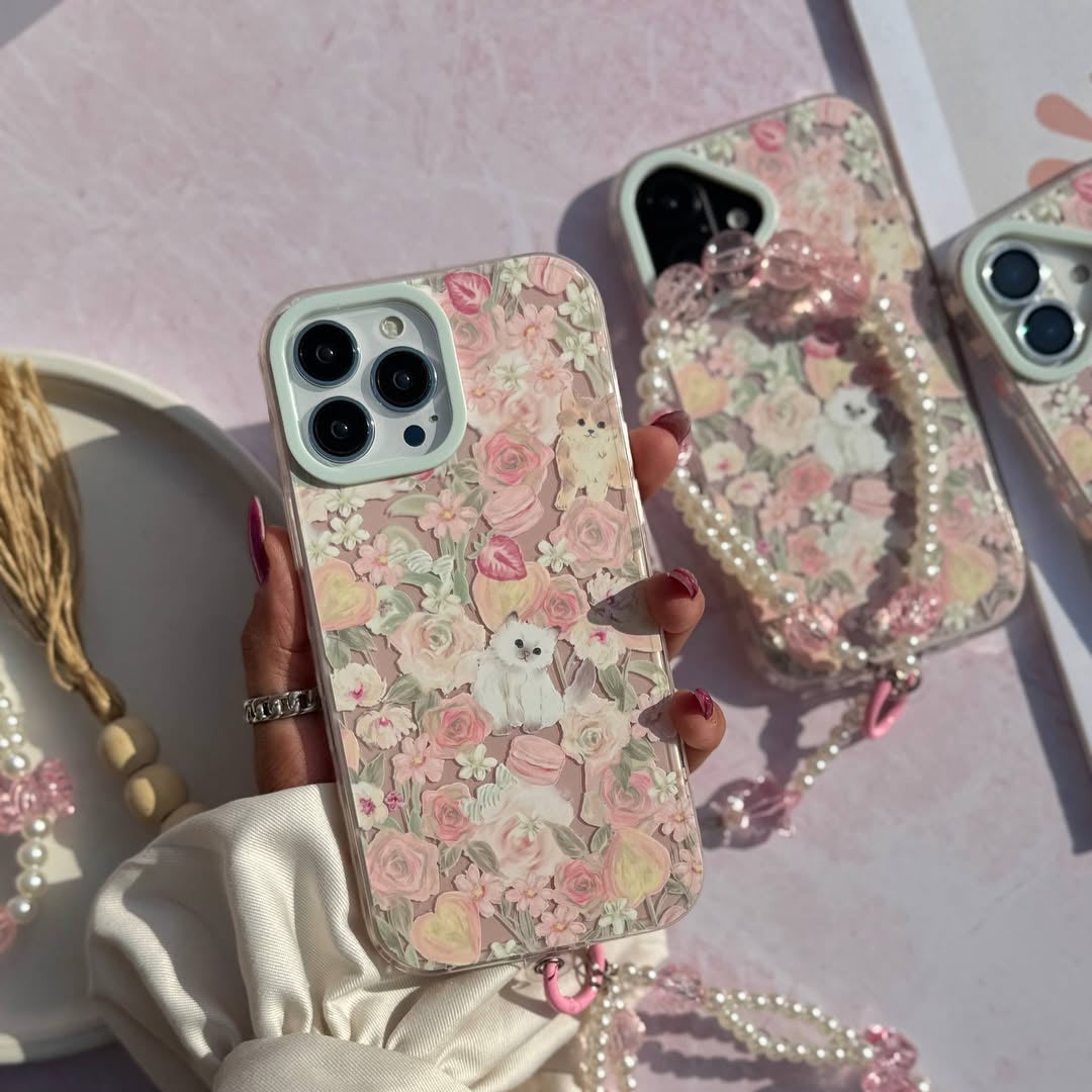 Rosey Paws Charm - iPhone