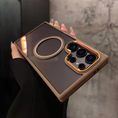 Royal Frame Transparent Case  - Galaxy