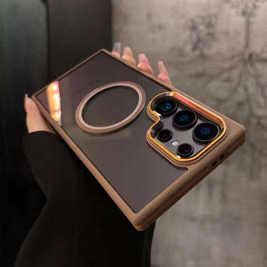 Royal Frame Transparent Case  - Galaxy