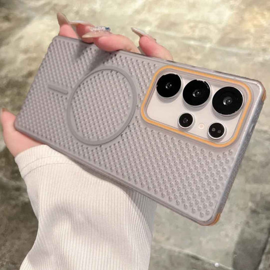Grid Mesh Cooling MagSafe Case - Galaxy