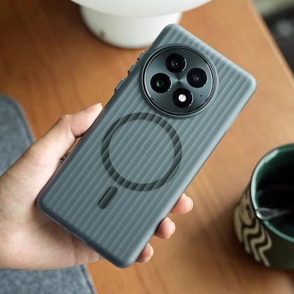 OnePlus Series - Corrugated Pattern MagSafe Matte Case