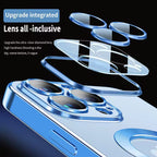 iPhone - Electroplating Glitter Transparent Magsafe Case