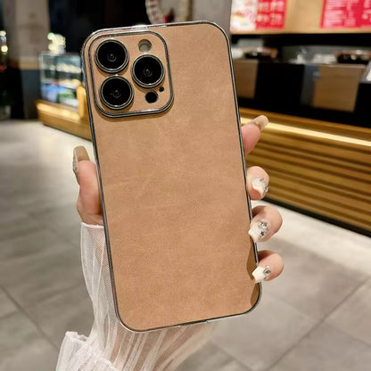 Electroplated Lambskin Protective Case