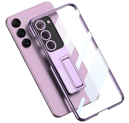 Galaxy S Series - Anti-Yellowing Transparent Kickstand Protective Case