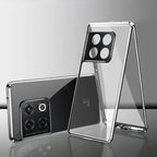 OnePlus Series - 360° (Front+Back) Metal Body Protection Glass Case