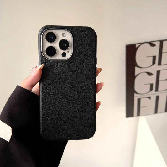 Midnight Grain Leather Case