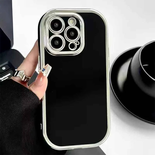 Elegant Chrome Edge iPhone Case