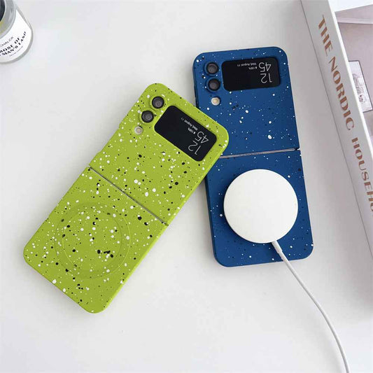 Galaxy Z Flip Series - Magnetic Fashion Ink Matte Case
