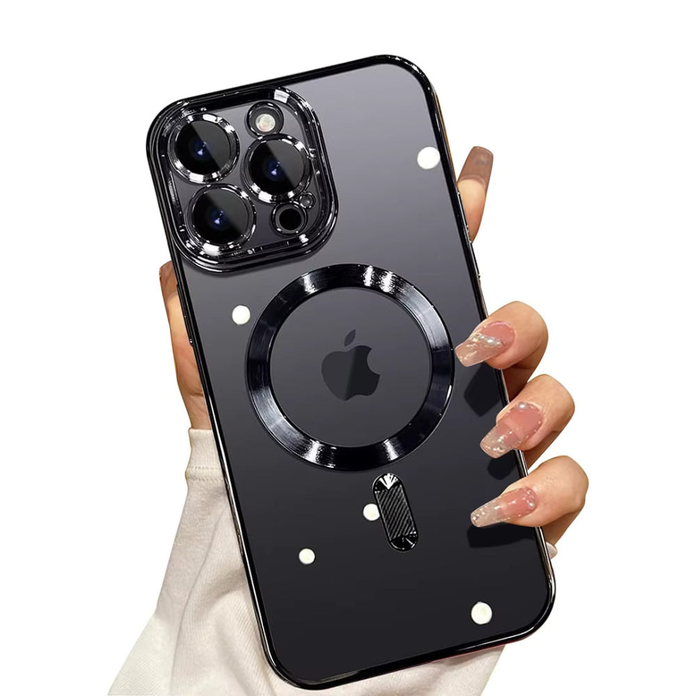 iPhone - Electroplating Glitter Transparent Magsafe Case