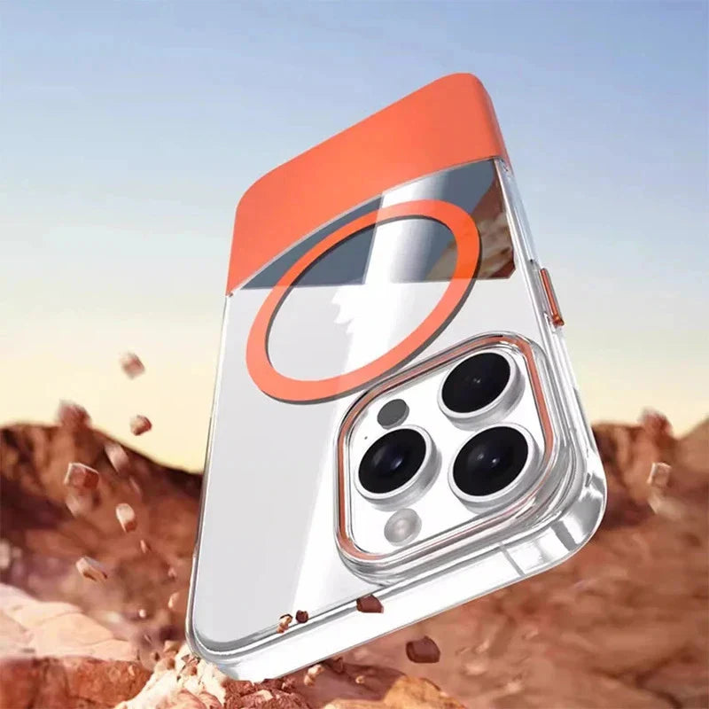 iPhone Series - Transparent MagSafe Shell Case