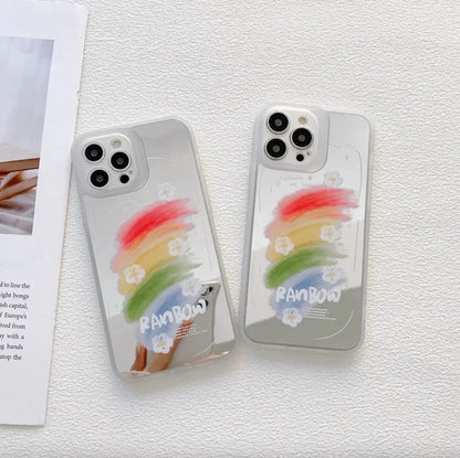 OnePlus - Reflective Mirror Rainbow Pattern Phone Case