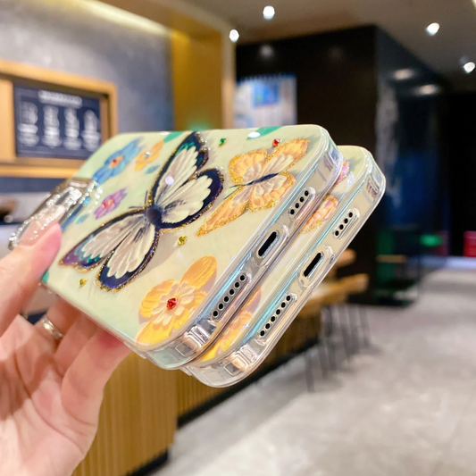 Butterfly Floral Case
