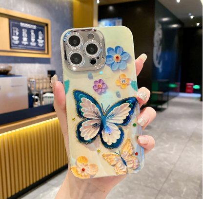 Butterfly Floral Case