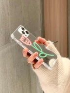 iPhone - Cute Tulip Mirror Silicone Case