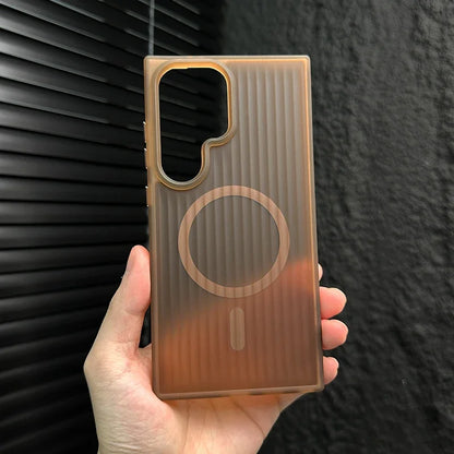 Galaxy S Series - Striped Armor MagSafe Case