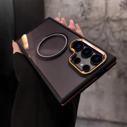 Royal Frame Transparent Case  - Galaxy