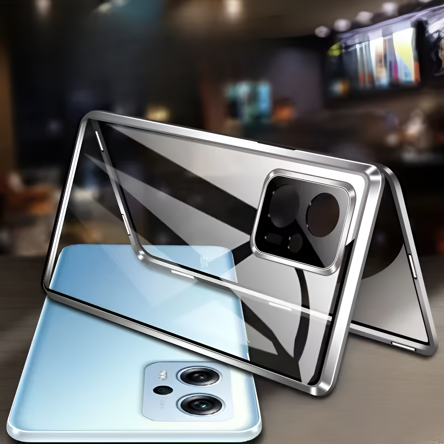 Redmi Note 12 Pro+ Double Sided Magnetic Metal Frame Case