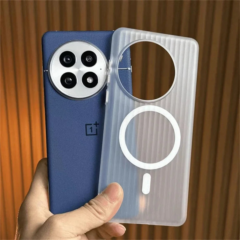 OnePlus Series - Corrugated Pattern MagSafe Matte Case