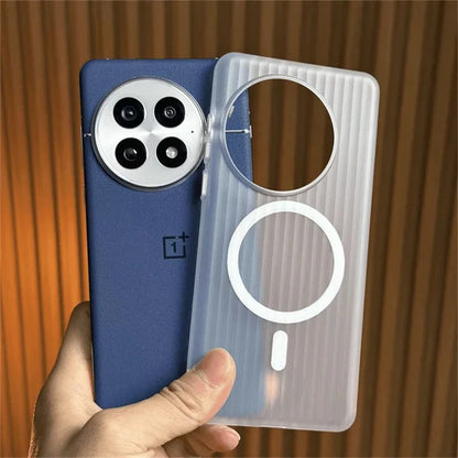OnePlus Series - Corrugated Pattern MagSafe Matte Case